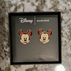 New In Box BaubleBar Halloween Mickey Mouse Earrings